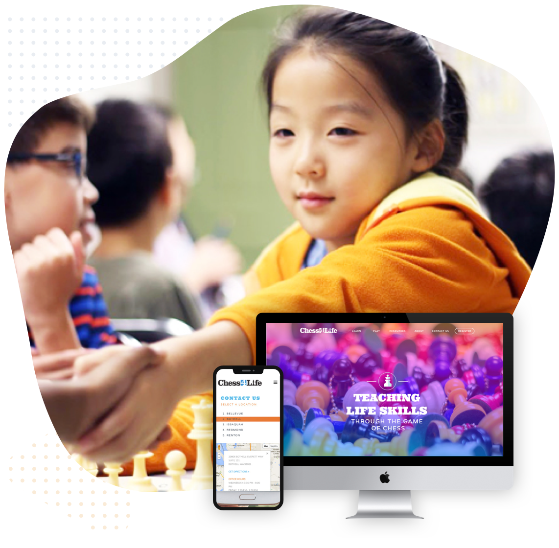 Chess4Life website design