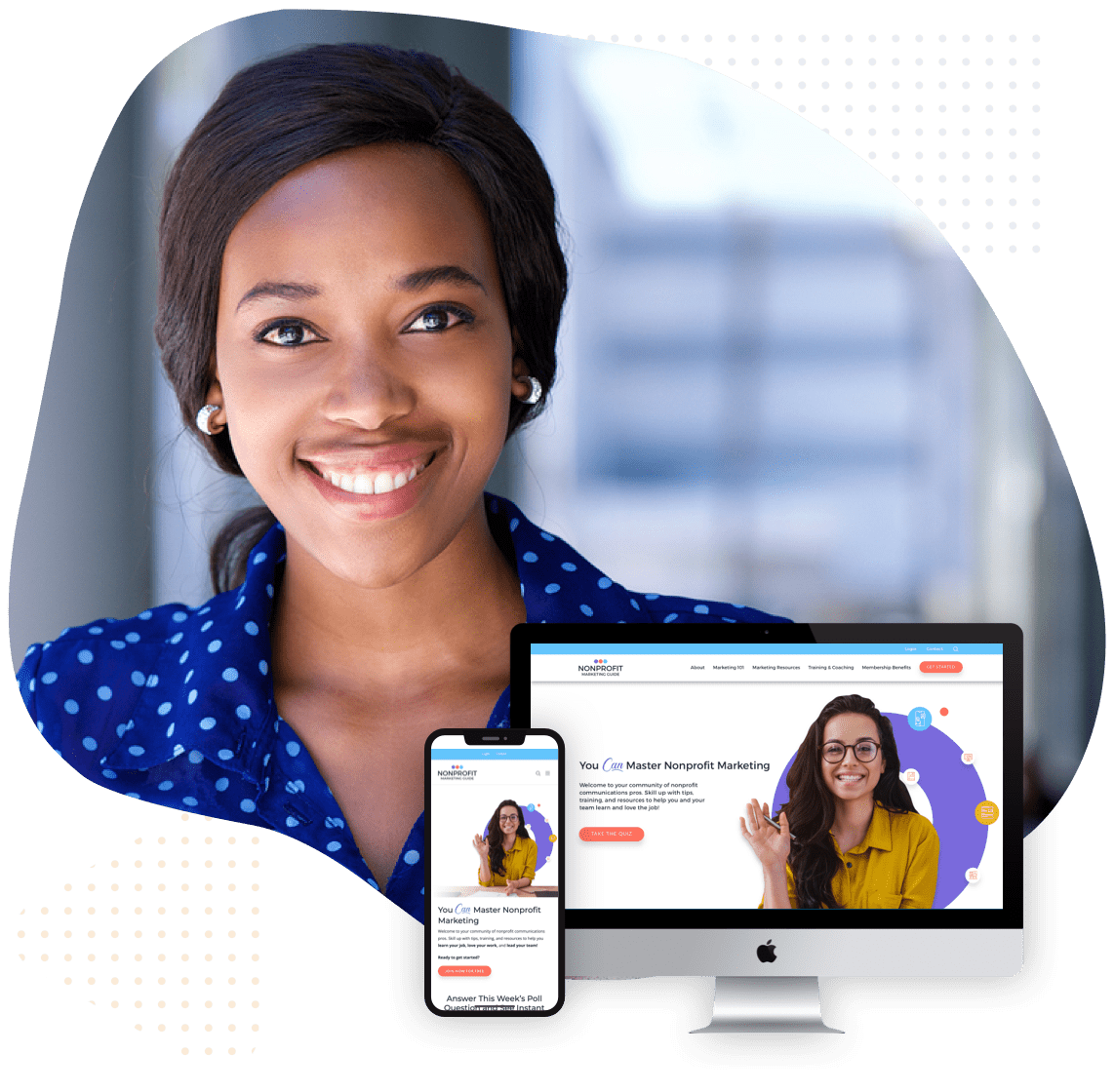 Nonprofit Marketing Guide website design